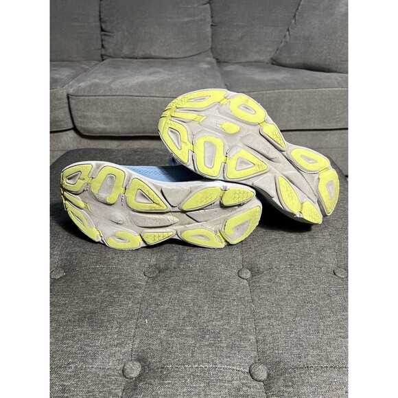 Hoka One One Bondi 8 Running Shoes Mens Size 11 Blue Pink Yellow 1123202 - Picture 7 of 8